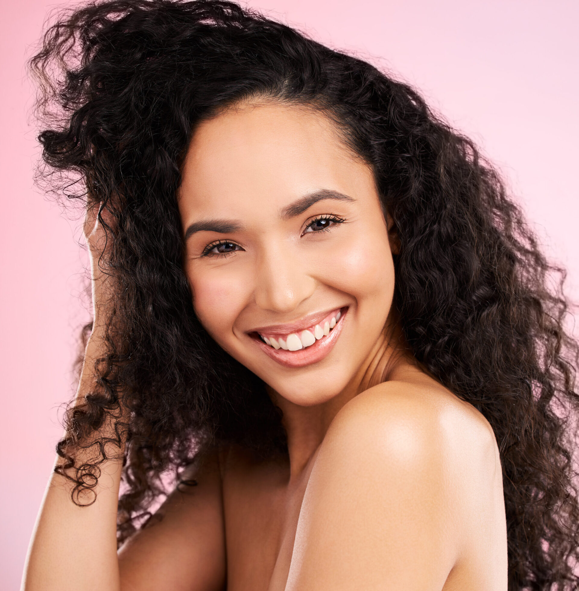 A Young Woman with flawless skin promoting Skin Care provided by Venus Aesthetics Temple